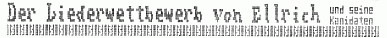 Liederwettbewerb Liederwettbewerb